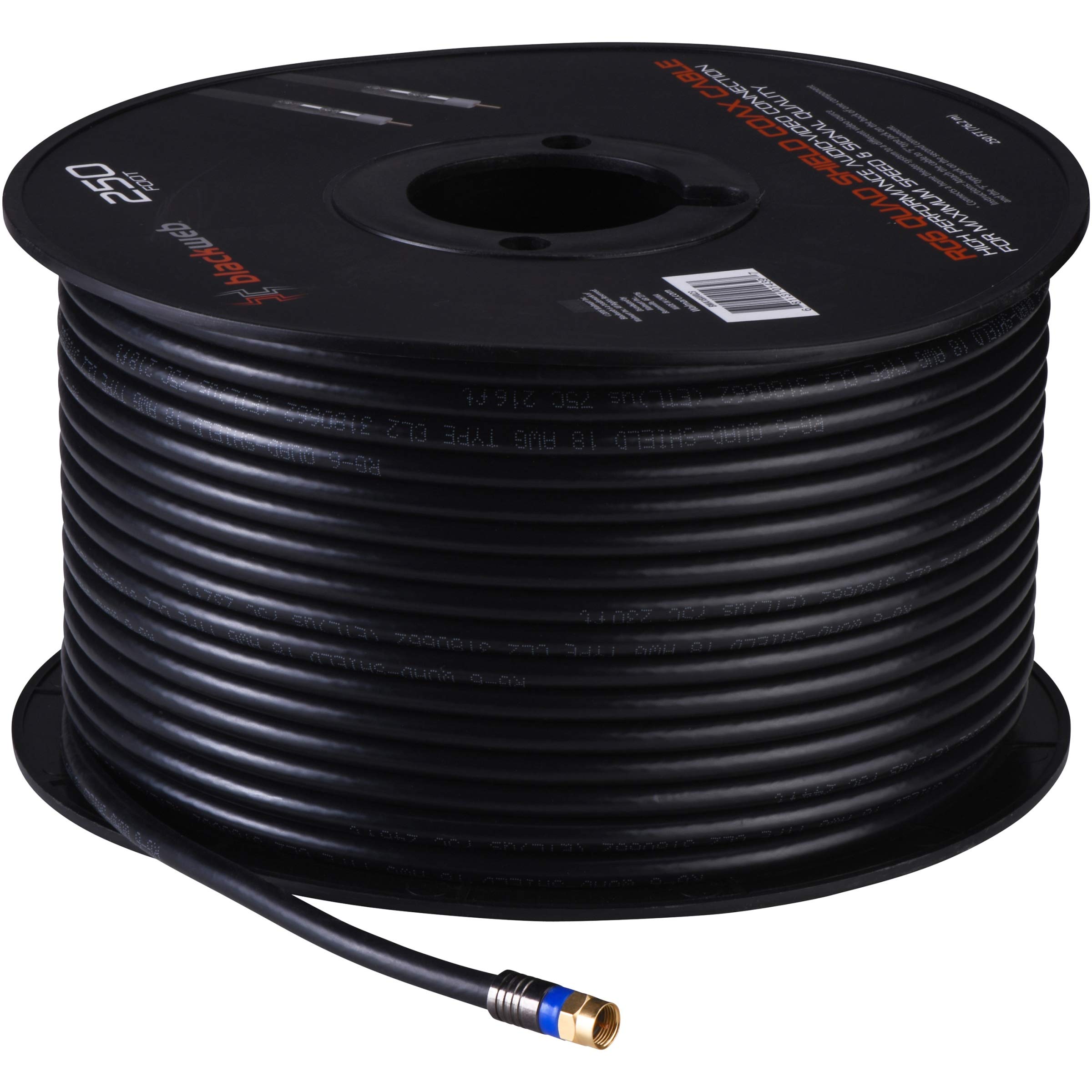 Amazon.com: PDTXCLS Blackweb BWA18AV023 Rg6 Quad Shield Coaxial